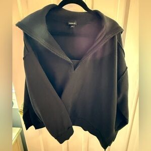 Torrid Super Soft Fleece Pull Over V-neck Sweatshirt